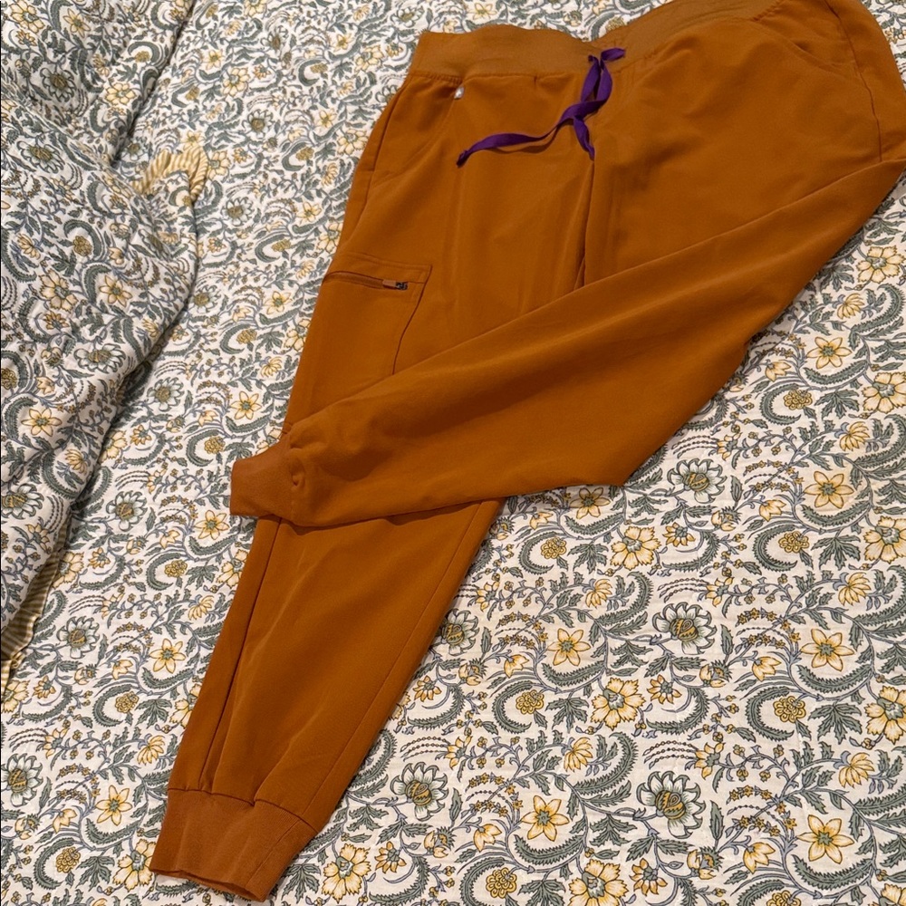 Figs Men's Rust Jogger Pants